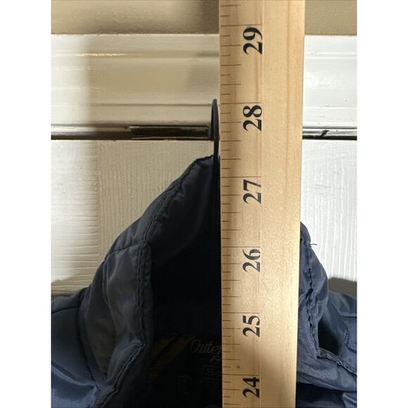 Vintage Sears Outerwear Navy Blue Puffer Vest Jacket Size M 2 Front Pockets - Picture 5 of 7